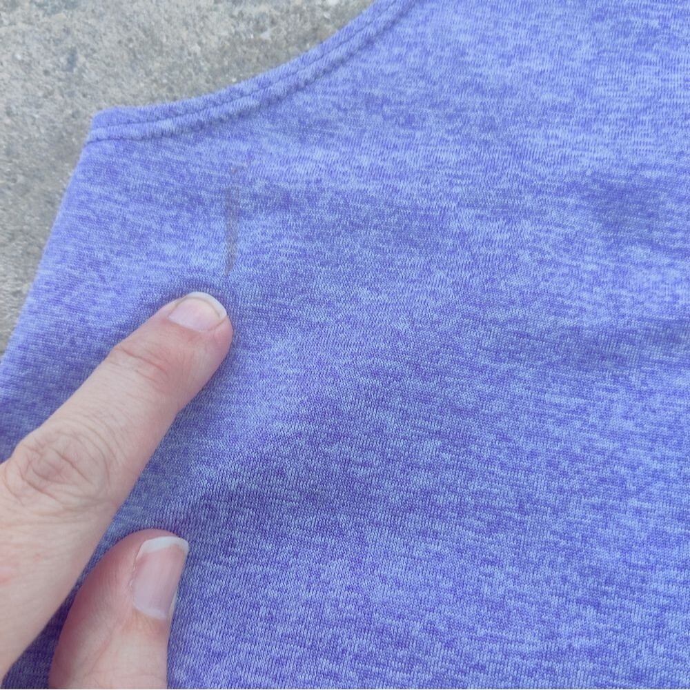 Purple Tank Top and Patterned Leggings Set - Picture 7 of 12